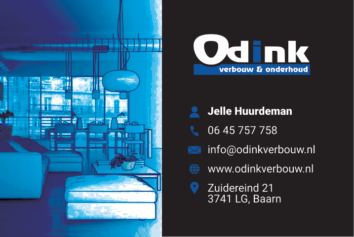 Visitekaartje achterkant